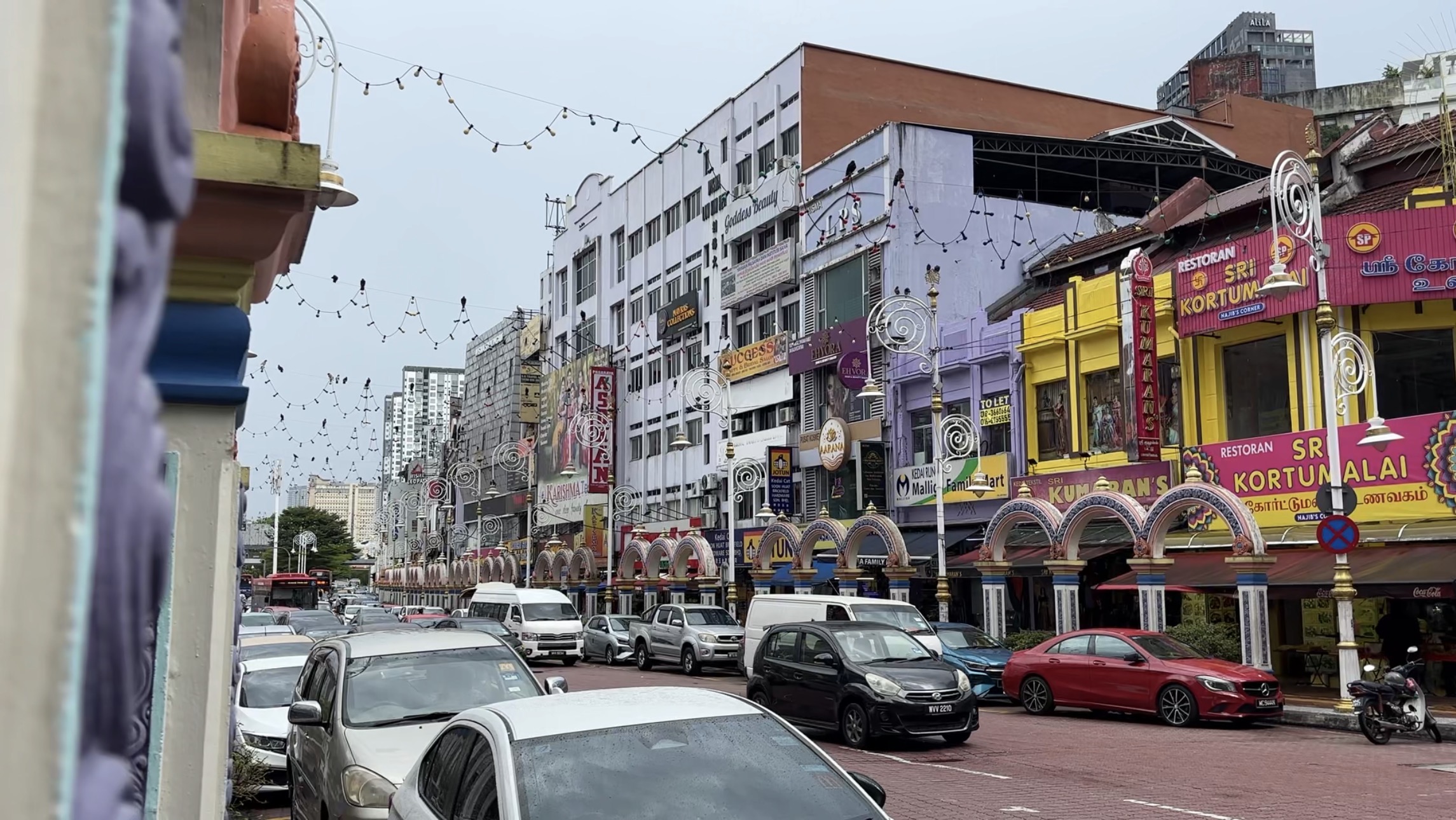 Little India Kuala Lumpur Malaysia colorful Indian shops and streets
